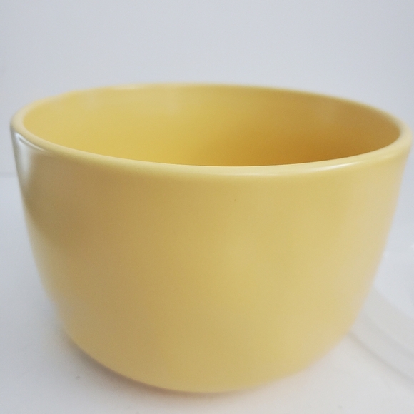 Rae Dunn SAVOR Yellow Ceramic Bowl With Lid - Picture 5 of 8